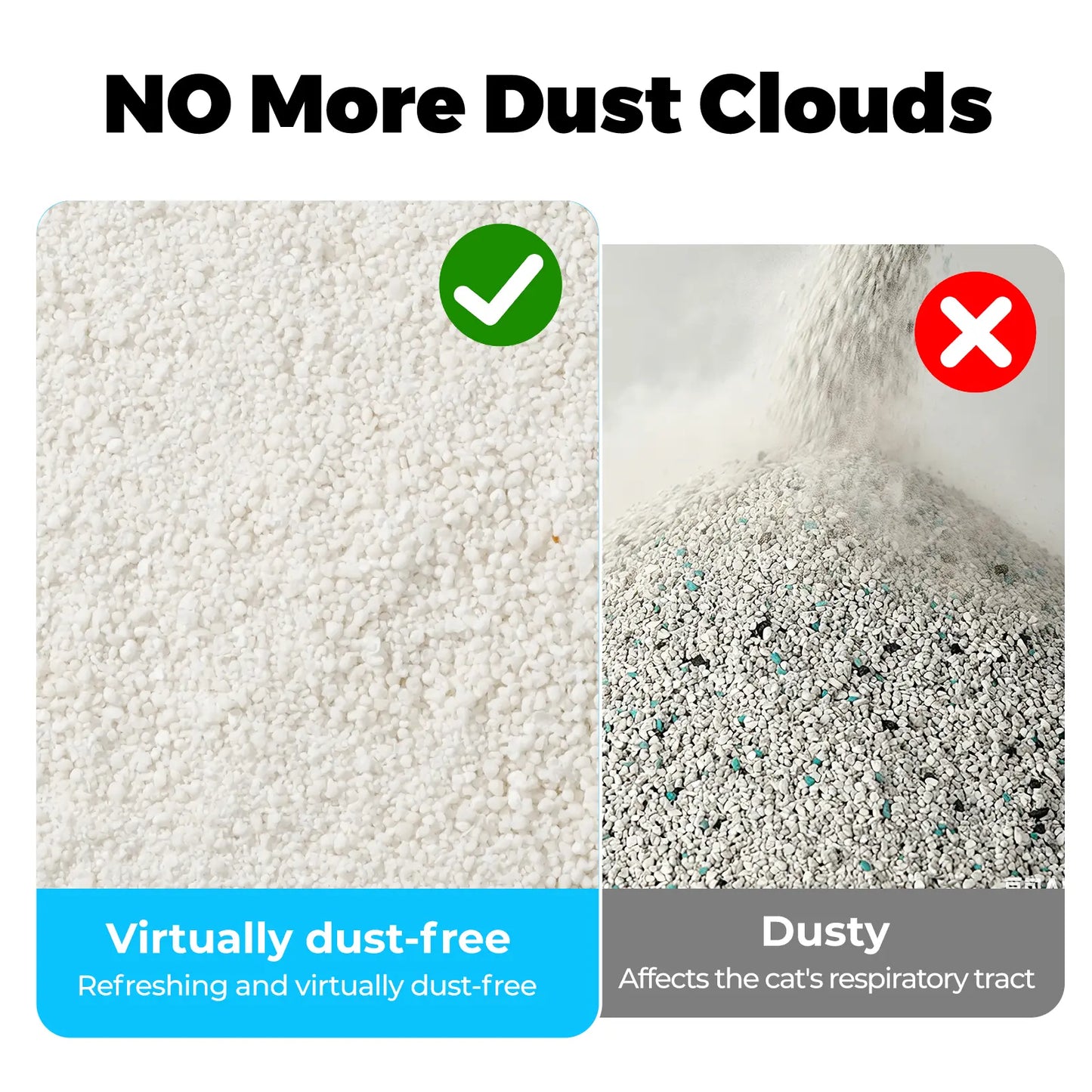 G&S Premium Universal Plant-Derivatives Cat Litter - Strong Clumping, Low Dust, Odor Control, Anti-Stick to Litter Box, Highly Absorbent, Ph Health Monitoring