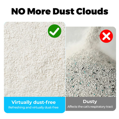 G&S Premium Universal Plant-Derivatives Cat Litter - Strong Clumping, Low Dust, Odor Control, Anti-Stick to Litter Box, Highly Absorbent, Ph Health Monitoring