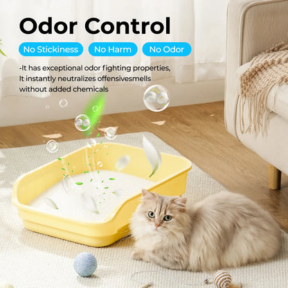 G&S Premium Universal Plant-Derivatives Cat Litter - Strong Clumping, Low Dust, Odor Control, Anti-Stick to Litter Box, Highly Absorbent, Ph Health Monitoring